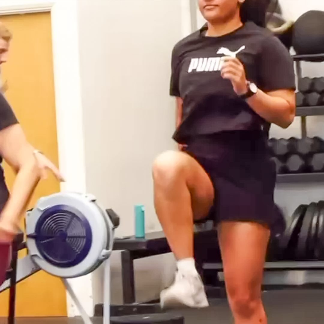 Sprint training session
